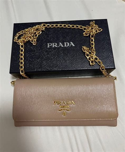 prada nude wallet onchain|prada wallet holder.